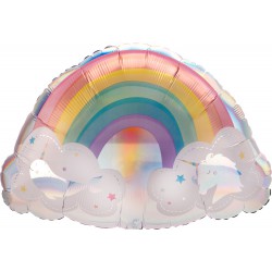 Magical Rainbow Holographic Foil Balloon