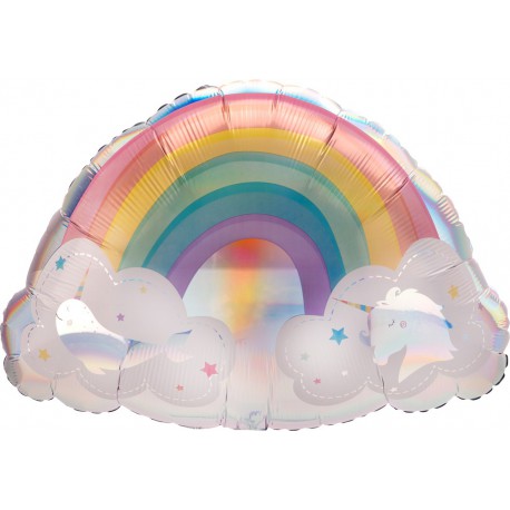 Magical Rainbow Holographic Foil Balloon