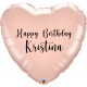 Personalised Heart Shaped Foil Balloon