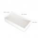 CLEAR LID BISCUIT BOX RECTANGLE 9x4.5x1.5