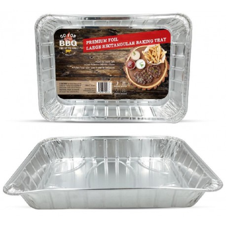 Rectangle Foil Tray - 460mm x 340mm x 70mm