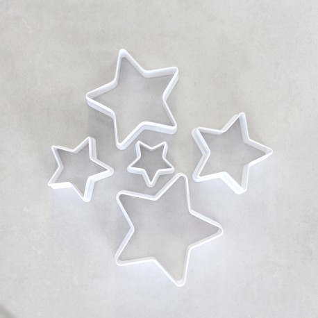 Plastic Star   Cookie Cutters 