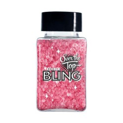 Over The Top Edible Sanding Sugar 80g- Pink