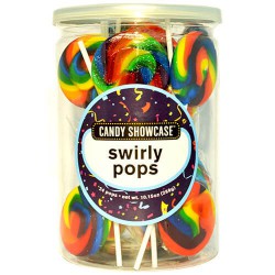 Mini Rainbow Swirly Pops- 24 pack 