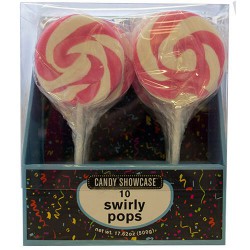 Swirly Pink Pops- 10 pack 