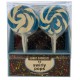 Swirly Blue Pops- 10 pack