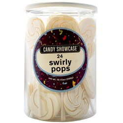 Mini Swirly White Pops- 24 pack