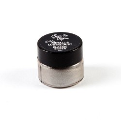 Over the Top- Edible Metallic Lustre Dust - Classic Silver 10ml