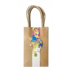 Premium Craft Gift Bag 16.5cm x 10cm x 5.5cm - 4 PACK