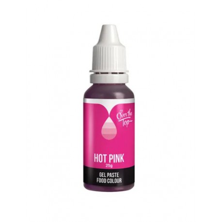 Over The Top Gel Paste Food Colour- HOT PINK