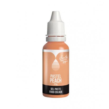 Over The Top Gel Paste Pastel Food Colour-  PEACH