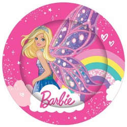 Barbie Fairy 23cm Plates 8pk