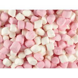 Mini Pink and White Marshmellows - 800g