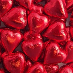  Red Chocolate Hearts- 1kg