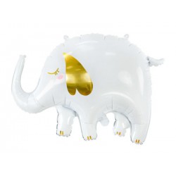 Elephant with Gold Detail Foil Balloon