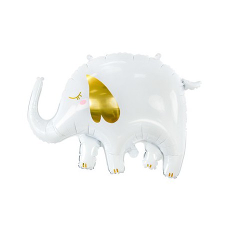 Elephant with Gold Detail Foil Balloon