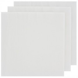 2 Ply Lunch Napkins 32x32cm - White