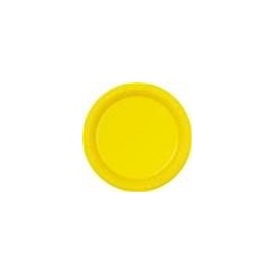 Unique Plates x 12 - Yellow