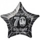 Happy 70th Birthday 45cm Black foil